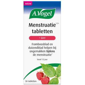 A. Vogel Menstruatie Tabletten + IJzer