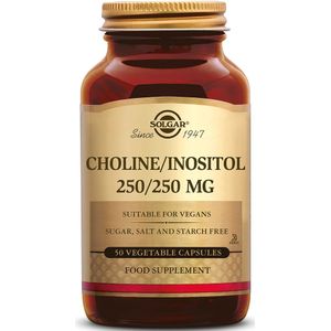 Solgar - Choline/Inositol - 250/250 mg - 50 Capsules