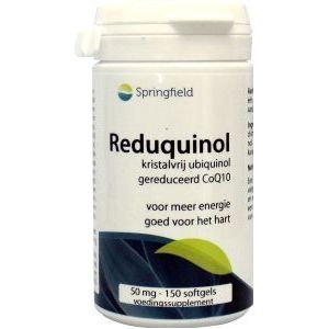 Springfield ReduQuinol Ubiquinol Q10 50mg Softgels 150st