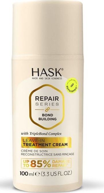 HASK - Bond Building Leave-In Treatment Cream - 100 ml - Haarcrème - Met TripleBond Complex en Arganolie