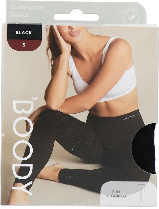 Boody Leggings Enkel Zwart S