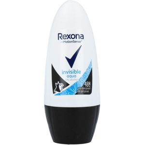 Rexona - Deo Roll-on - Invisible Aqua - 48 Uur Bescherming - 0% Alcohol