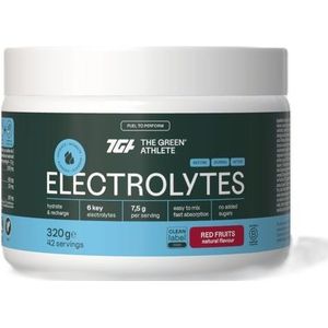 The Green Athlete Elektrolytes Red Fruits Poeder