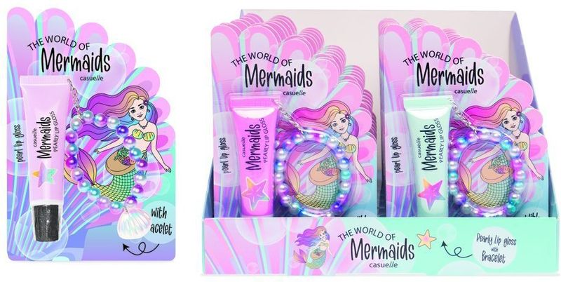 Casuelle Mermaids Pearly Lipgloss met Armband