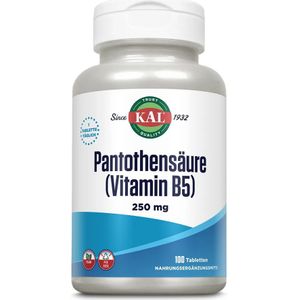 Kal Vitamine B5 250mg Tabletten