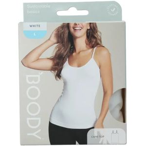 Boody - Cami Top - Wit - Spaghetti Top