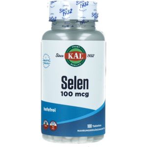 Kal - Selenium 100 mcg - Tabletten - 100 stuks