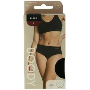 Boody Midi Heupslip Zwart S