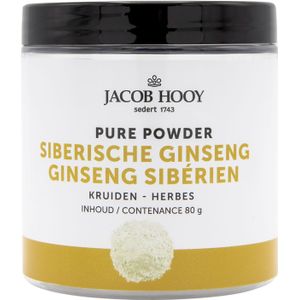 Jacob Hooy Pure Powder Siberische Ginseng
