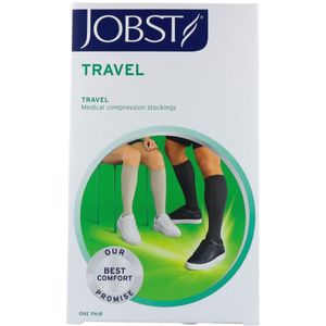 JOBST - Travel - Reissokken - Zwart - Katoenmix