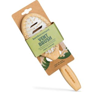 Bamboovement - Haarborstel Vent - Natuurlijke Bamboe - Plasticvrij