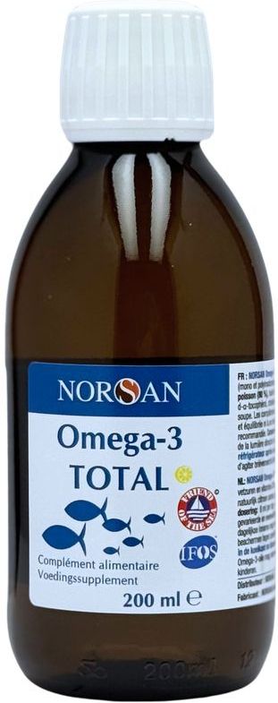 Norsan - Omega-3 Total - Visolie - Citroen - 200 ml