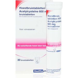 Healthypharm Acetylcysteïne 600mg Bruistabletten 30st