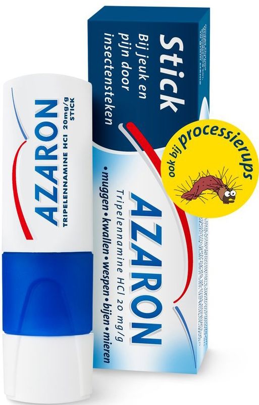 Azaron Stick - Tegen jeuk en pijn door insectensteken, zoals bijen, mieren en door de processierups