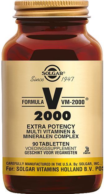 Solgar - VM-2000® Multivitamine - 90 Tabletten - Hoogwaardige Formule