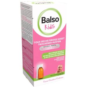Balso - Droge Hoest Hoestsiroop - Aardbei - 200ml - Suikervrij