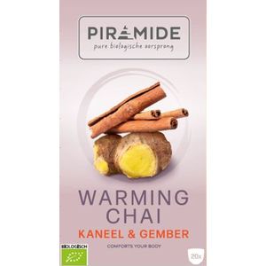 Piramide Warming Chai Kaneel & Gember Thee
