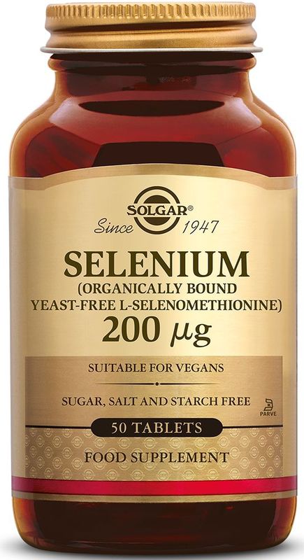 Solgar - Selenium - 200 mcg - 50 Tabletten