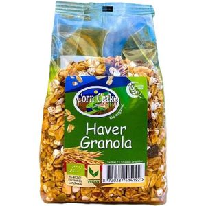 Corn Crake - Haver Granola - 250 gram - Biologisch - Glutenvrij - Vegan