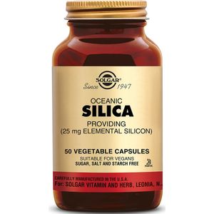 Solgar - Oceanisch Kiezelzuur - 25 mg - 50 Capsules