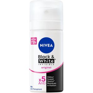 Nivea Invisible For Black & White Clear Deodorant Spray Mini