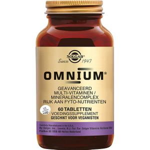 Solgar - Omnium® - Multivitamine Tabletten - 60 Stuks - Rijk aan Antioxidanten