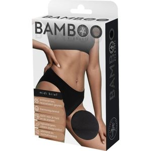 Naproz Bamboo Midi Brief Zwart M