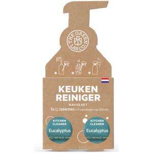 The Green Lab Co. Navul Set Keukenreiniger Tabletten Eucalyptus