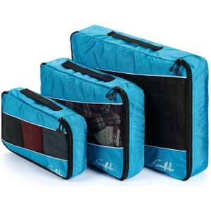 Packing Cubes Set - 3 stuks - Blauw