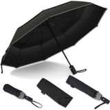 Sunflake - Stormparaplu - Zwart - Opvouwbaar - Stormbestendig