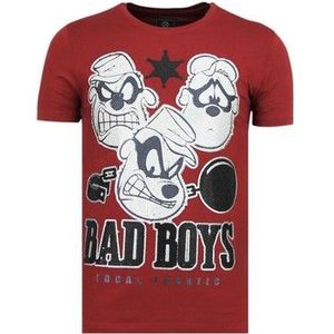 Local Fanatic  Beagle Boys B  Shirts  heren Rood