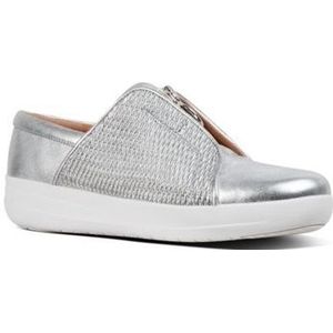 FitFlop  NEW ELASTIC SNEAKER EMBROIDERY SILVER  Sneakers  dames Zwart