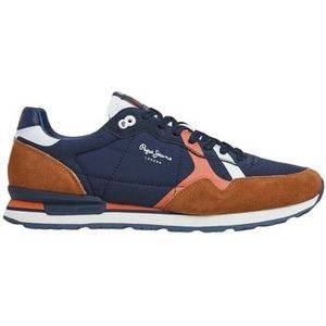 Pepe jeans  BRIT ROAD M  Sneakers  heren Blauw