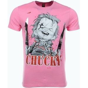 Local Fanatic  Chucky  Shirts  heren Roze