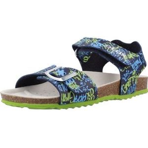 Geox  J GHITA BOY  sandalen  kind Blauw