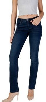 Street One Dames Straight Legs jeans in Blauw, in size: 24