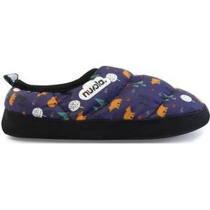 Nuvola.  Printed 20 Teddy  Pantoffels  dames Blauw