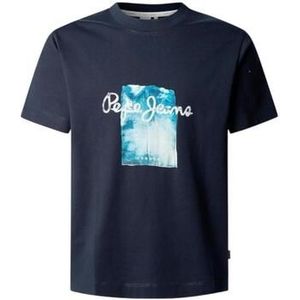 Pepe jeans  -  Shirts  heren Blauw