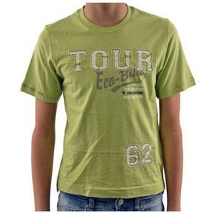 Diadora  T-shirt  Shirts  kind Groen