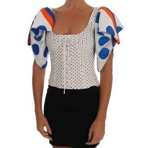 D&amp;G  Dolce Gabbana korset top TSH1521 met stippen  Blouses  dames