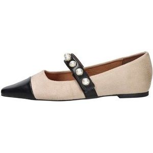 Gioseppo - Galien - Ballerina's - Suède-effect - Met Pareldetail - Interne Wedge