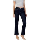 STREET ONE - Bootcut Jeans - Rinsed Dark Blue - Met Stretch