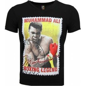 Local Fanatic  Muhammad Ali Zegel Print  Shirts  heren Zwart