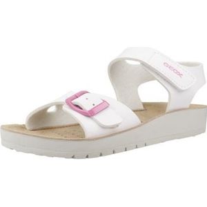 Geox  J SANDAL COSTAREI GI  sandalen  kind Wit