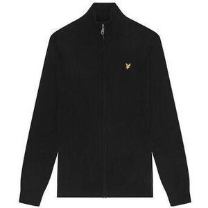 Lyle & Scott - Cardigan - Zwart - Lamswolmix