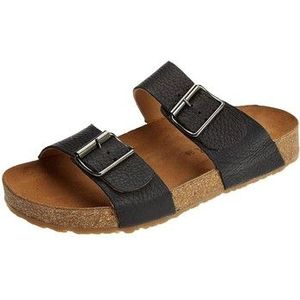 Haflinger  BIO ANDREA  slippers  dames Zwart