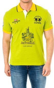 La Martina  2MPS55-03017  Shirts  heren Groen