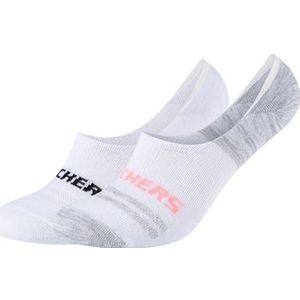 Skechers  2PPK Mesh Ventilation Footies Socks  Socks  dames Wit