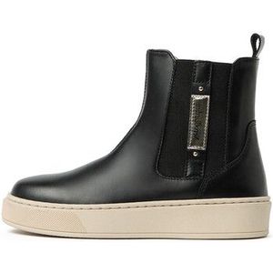 NeroGiardini  Perseo T.Brill Platino 6074 Tr Delia Kiabi Gesso  Laarzen  kind Zwart