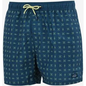 Oxbow  Volleybalshort met microprint VACRO  Zwemkleding  heren Blauw